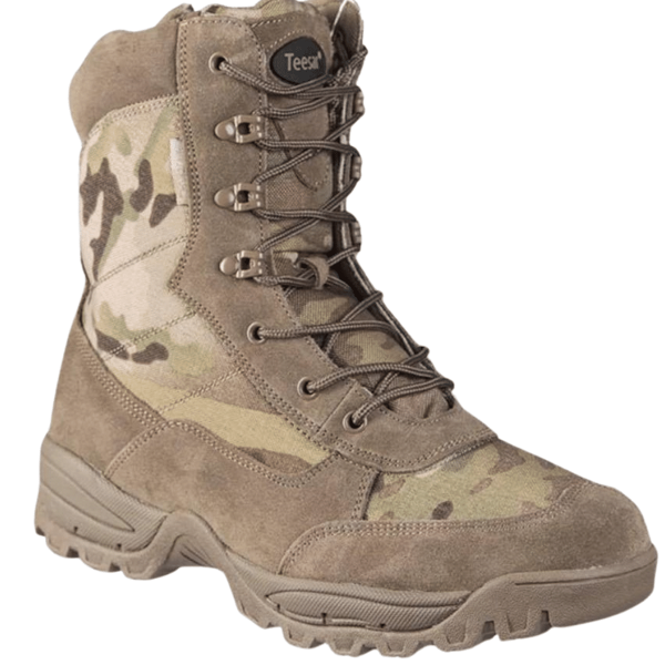 Tactical Boots | WITH YKK ZIPPER MULTICAM® - Mil-Tec