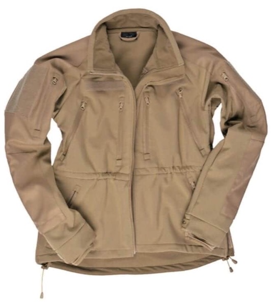 COYOTE MIL-TEC® PROF.SOFTSHELL JACKET - Mil-Tec