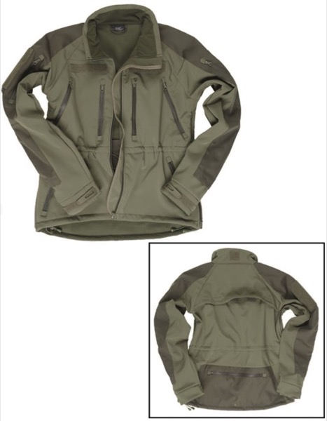 OD MIL-TEC® PROF.SOFTSHELL JACKET - MIL-TEC