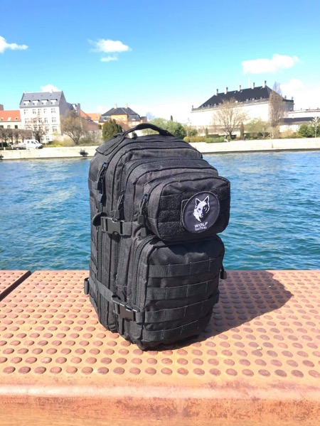 Liten svart ryggsäck – US BLACK ASSAULT BACKPACK SMALL - MIL-TEC