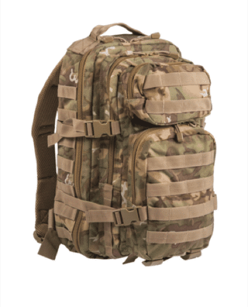 RYGGSÄCK – W/L-ARID BACKPACK US ASSAULT SMALL - MIL-TEC
